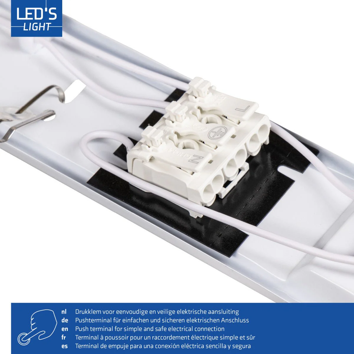 2 PACK -LED's Light Complete LED TL lamp met LED buis 60 cm - Binnen en buiten - 1100 lm - 1x6W - 185lm/w - Energielabel B - Image 5