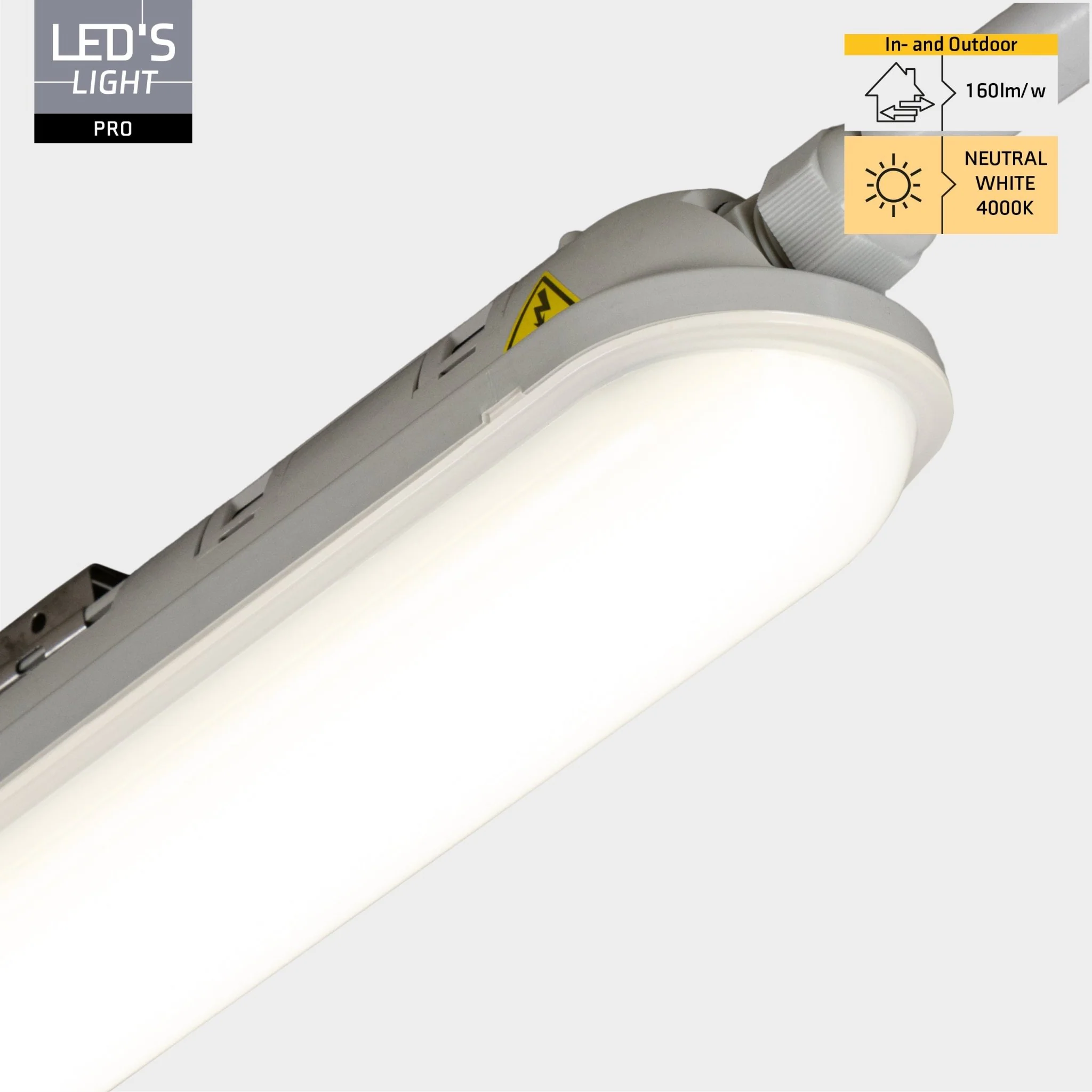 LED's Light Pro Koppelbaar LED TL armatuur compleet 120 cm - Waterdicht - 4640 lm 29W 4000K 160lm/w - Image 14