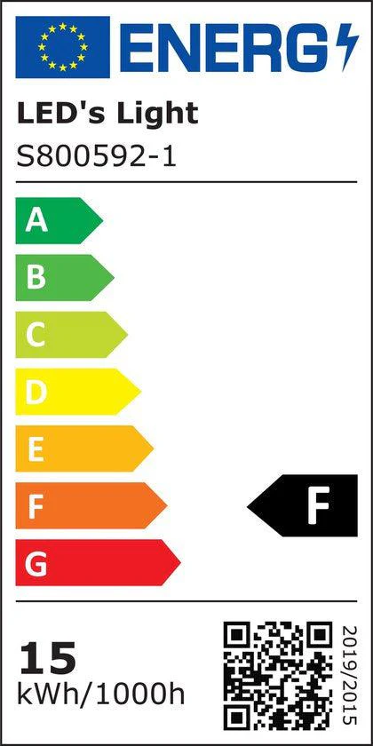 LED's Light Universele Plafondlamp 1500 - Geschikt voor badkamer IP44 - Warm wit (3000K) - 30 cm - Image 13