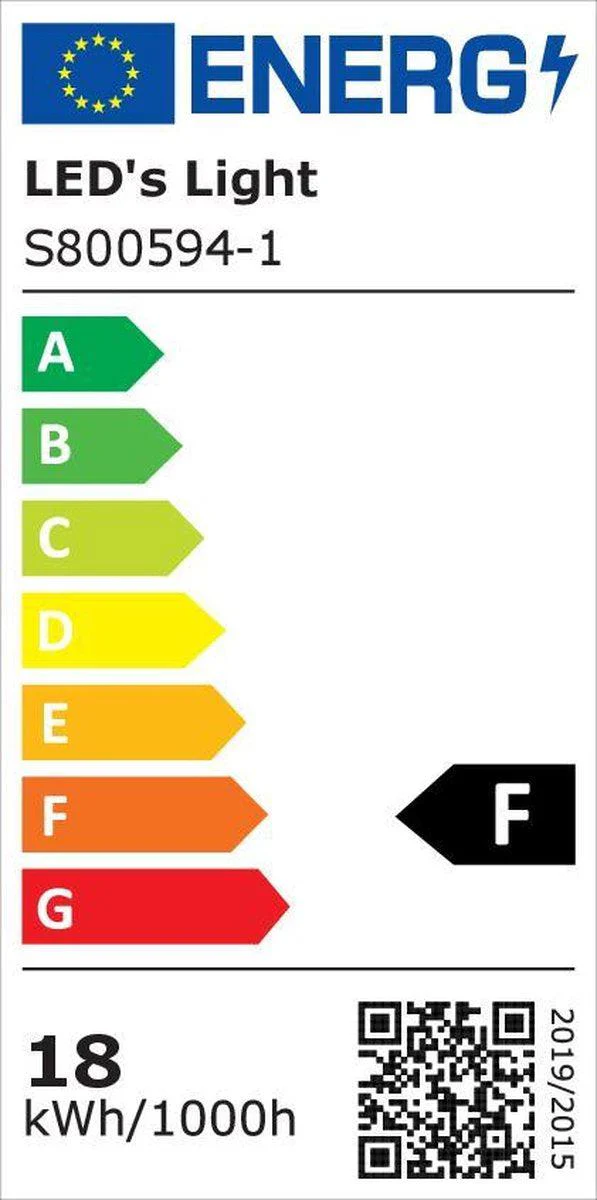 LED's Light Universele Plafondlamp 1600 - Geschikt voor badkamer IP44 - Warm wit (3000K) - 37 cm - Image 10