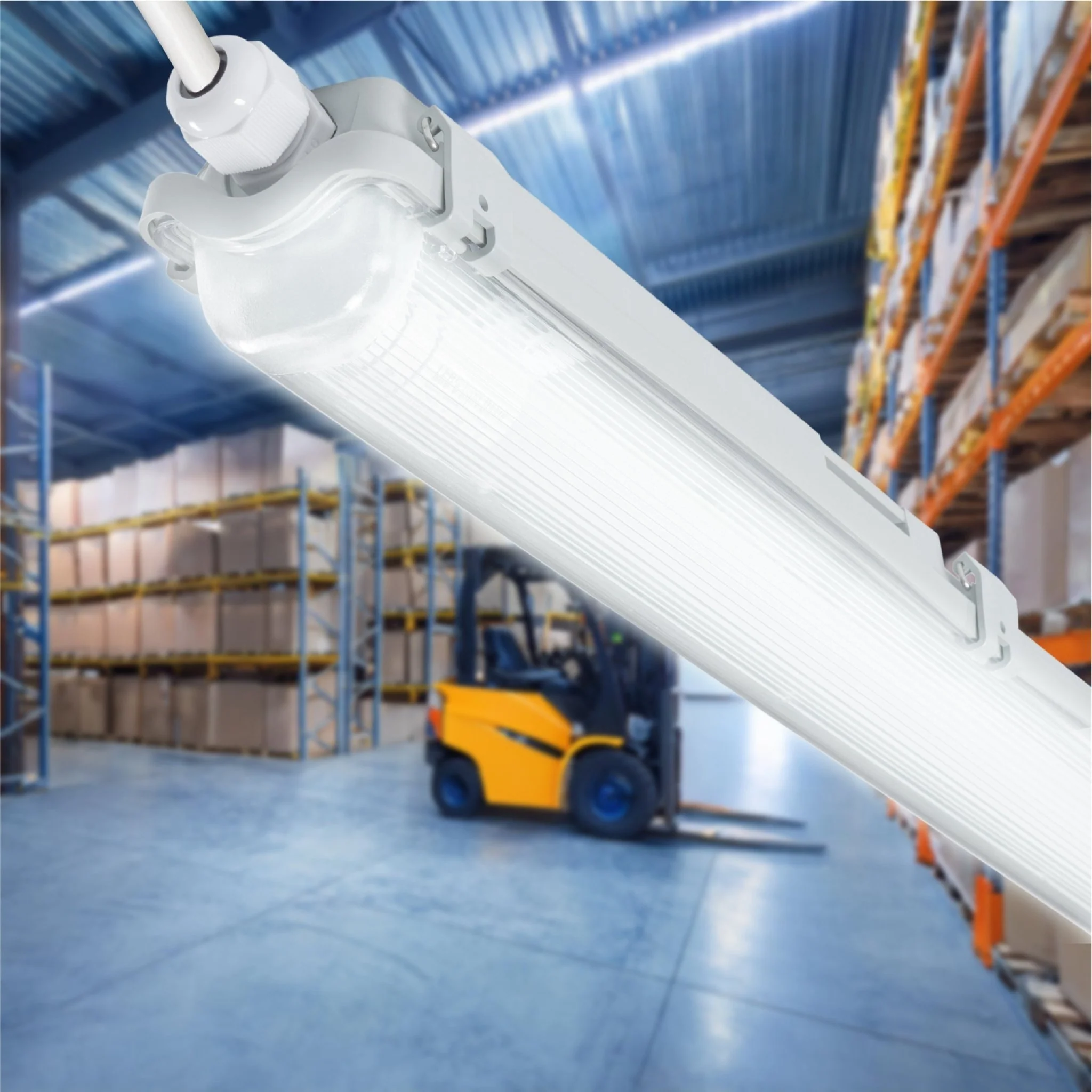 Proventa LED TL 8 armaturen met lampen 150 cm - Koud wit licht 6500 K - Waterdicht - Voordeelverpakking - 8 stuks - Image 3