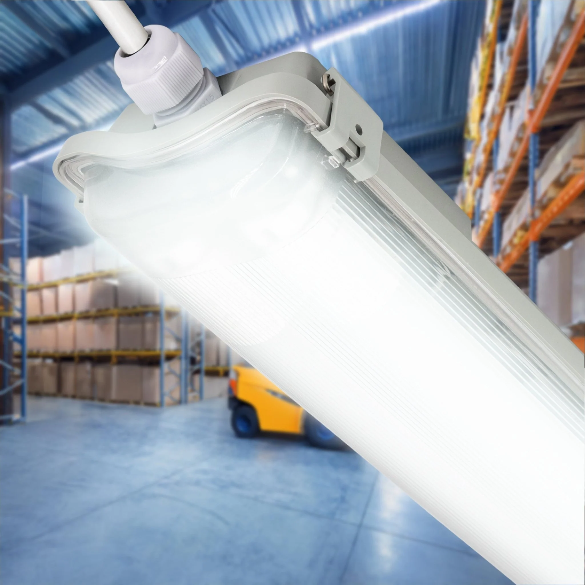 Proventa LED TL dubbel 8 armaturen met 16 buizen 150 cm - Koud wit licht 6500 K - Voordeelverapkking - 8 stuks - Image 8